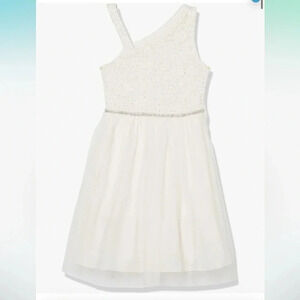Speechless Girls Size One Shoulder Lace and Tulle Party Dress